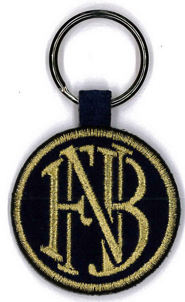 customized Key Fob With Embroidery