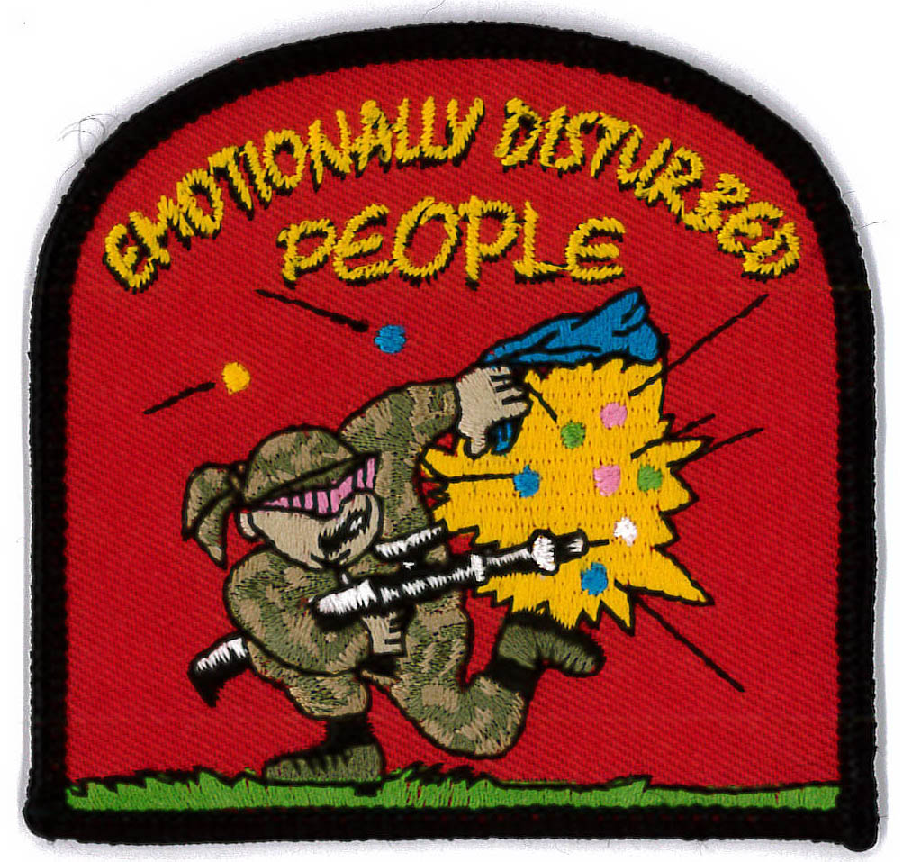 customized Embroidered Emblem-Paintball