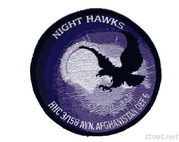 Night Eagle Embroidered Patch Manufacturer